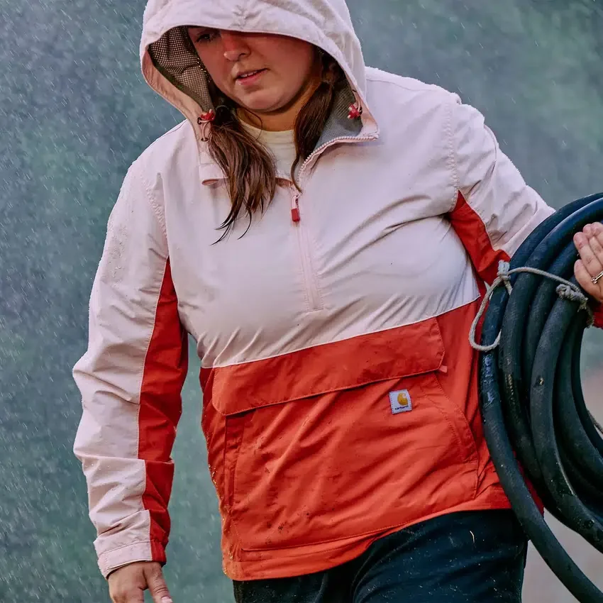 Anorak Rockford leve e resistente à água para mulher - Casaco Rain Defender