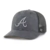 Atlanta Braves '47 Boné Trucker Tingido, Corte Descontraído