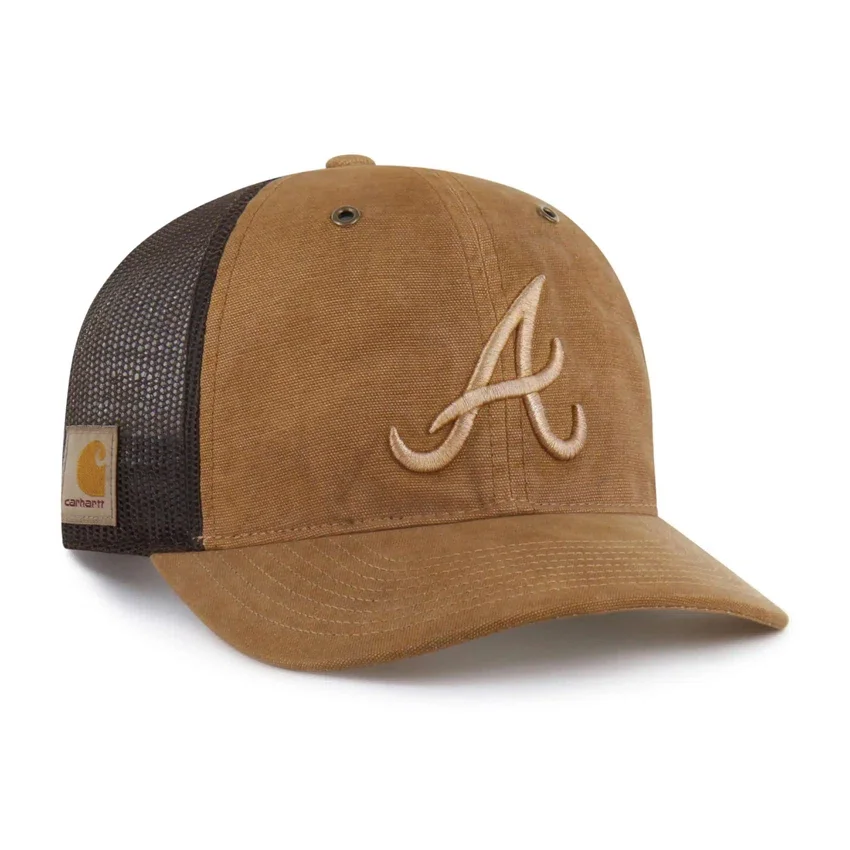 Atlanta Braves '47 Boné Trucker Tingido, Corte Descontraído