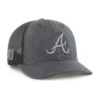 Atlanta Braves '47 Boné Trucker Tingido, Corte Descontraído