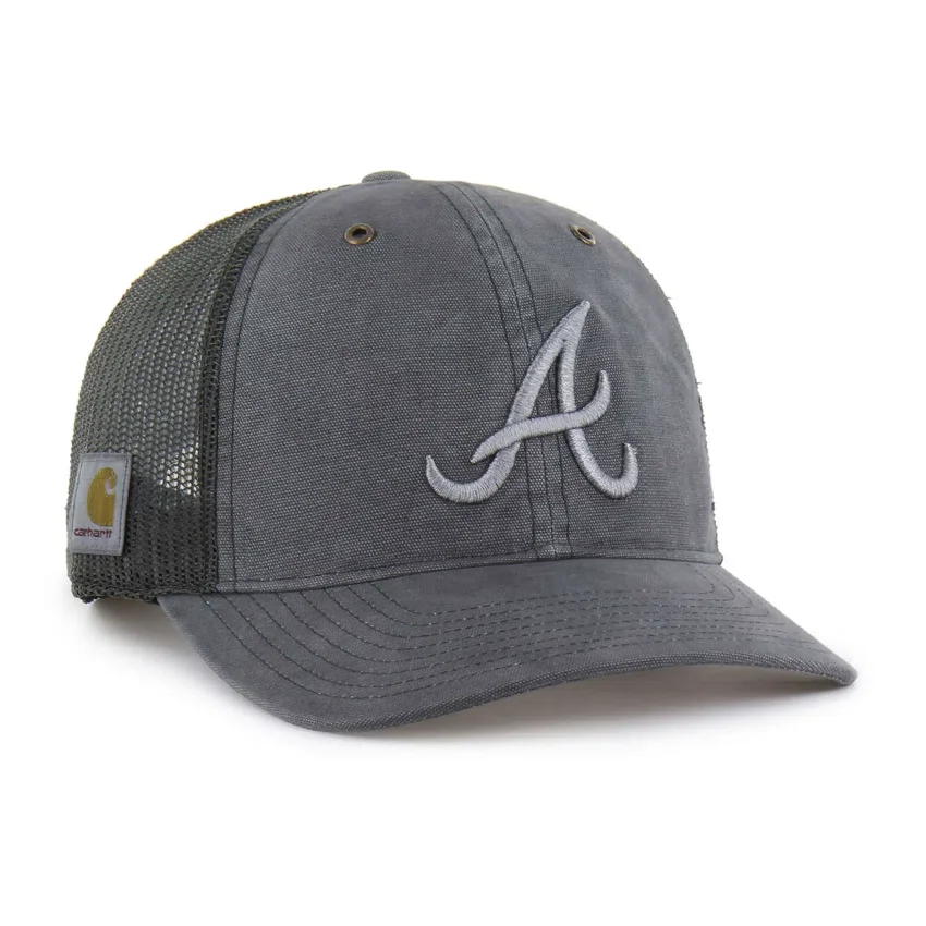 Atlanta Braves '47 Boné Trucker Tingido, Corte Descontraído
