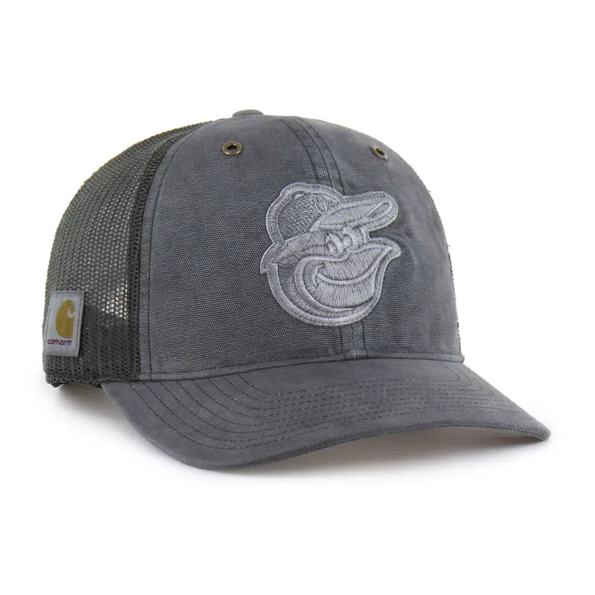 Baltimore Orioles '47 Boné Trucker Tingido, Corte Descontraído