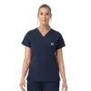 Blusa de trabalho feminina Rugged Flex Fld com decote em V