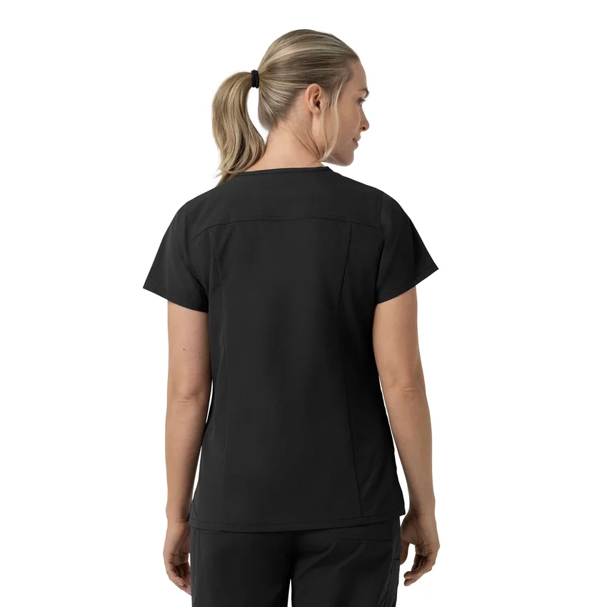 Blusa de trabalho feminina Rugged Flex Fld com decote em V