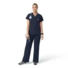 Blusa de trabalho feminina Rugged Flex Fld com decote em V
