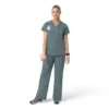 Blusa de trabalho feminina Rugged Flex Fld com decote em V