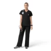 Blusa de trabalho feminina Rugged Flex Fld com decote em V