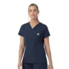 Blusa de trabalho feminina Rugged Flex Fld com decote em V