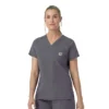 Blusa de trabalho feminina Rugged Flex Fld com decote em V