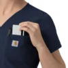Blusa de trabalho feminina Rugged Flex Fld com decote em V