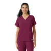Blusa de trabalho Force Cross-Flex com painéis de malha para mulher