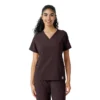 Blusa de trabalho Force Cross-Flex com painéis de malha para mulher