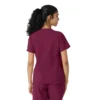Blusa de trabalho Force Cross-Flex com painéis de malha para mulher