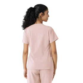 Blusa de trabalho Force Cross-Flex com painéis de malha para mulher