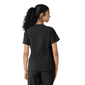 Blusa de trabalho Force Cross-Flex com painéis de malha para mulher