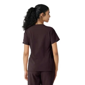 Blusa de trabalho Force Cross-Flex com painéis de malha para mulher