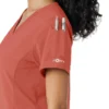 Blusa de trabalho Force Cross-Flex com painéis de malha para mulher