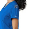 Blusa de trabalho Force Cross-Flex com painéis de malha para mulher