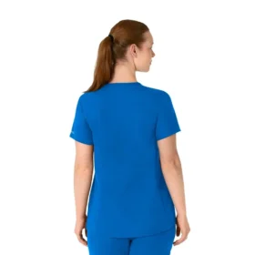 Blusa de trabalho pré-natal Henley Force Essentials para mulher