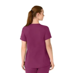Blusa de trabalho pré-natal Henley Force Essentials para mulher