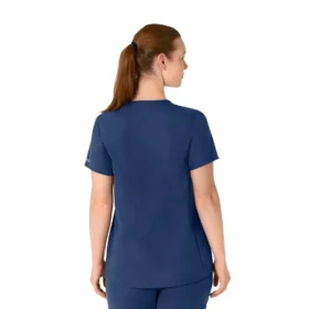 Blusa de trabalho pré-natal Henley Force Essentials para mulher