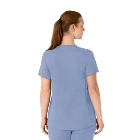 Blusa de trabalho pré-natal Henley Force Essentials para mulher