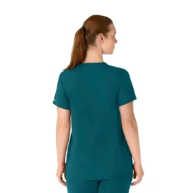 Blusa de trabalho pré-natal Henley Force Essentials para mulher