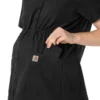 Blusa de trabalho pré-natal Henley Force Essentials para mulher