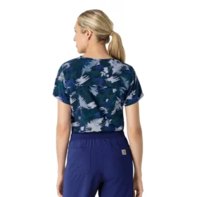 Blusa feminina Force Tuck-In Scrub com estampado
