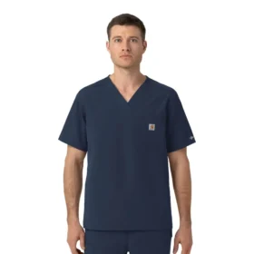 Blusa médica com decote em V em tecido Ripstop Rugged Flex Fld