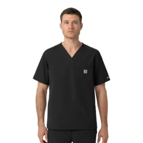 Blusa médica com decote em V em tecido Ripstop Rugged Flex Fld