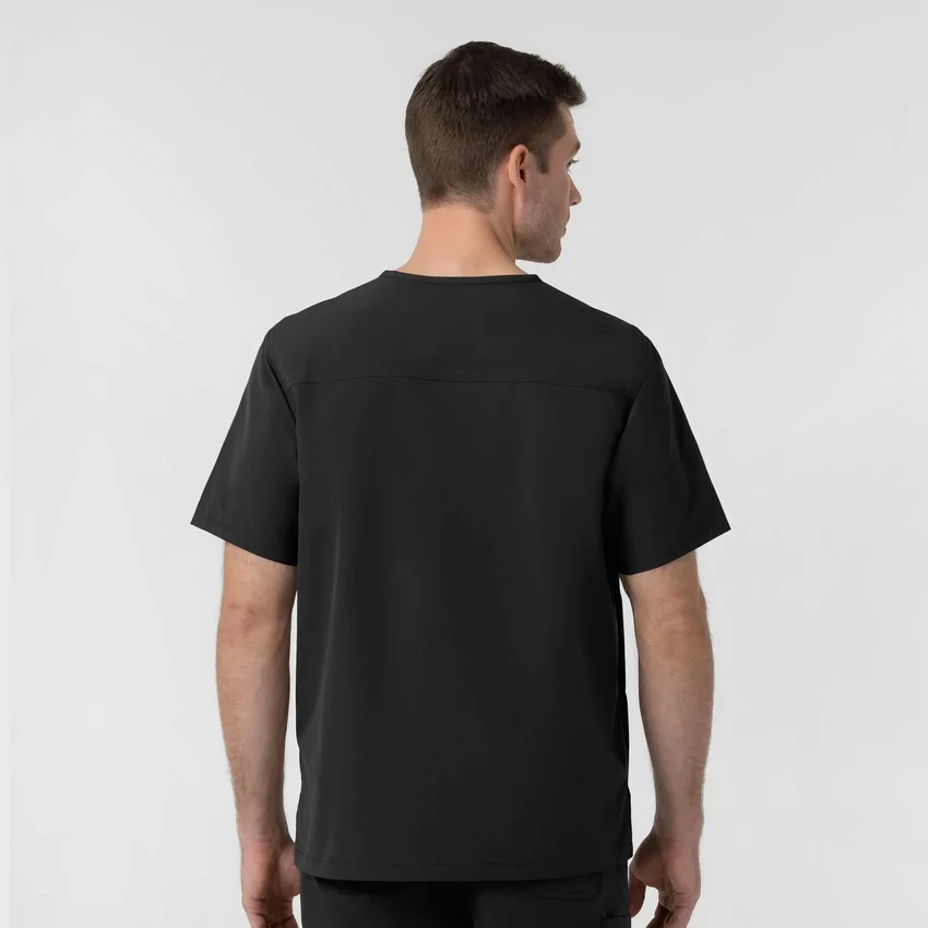 Blusa médica com decote em V em tecido Ripstop Rugged Flex Fld