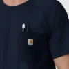 Blusa médica de malha Force Cross-Flex com gola redonda