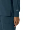 Blusa médica de manguitos longos com gola redonda Force Cross-Flex para mulher
