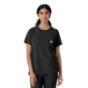 Blusa médica feminina Force Cross-Flex com gola redonda