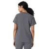 Blusa médica feminina Force Cross-Flex com gola redonda