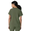 Blusa médica feminina Force Cross-Flex com gola redonda