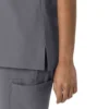 Blusa médica feminina Force Cross-Flex com gola redonda