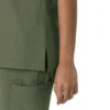 Blusa médica feminina Force Cross-Flex com gola redonda