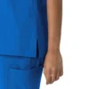 Blusa médica feminina Force Cross-Flex com gola redonda