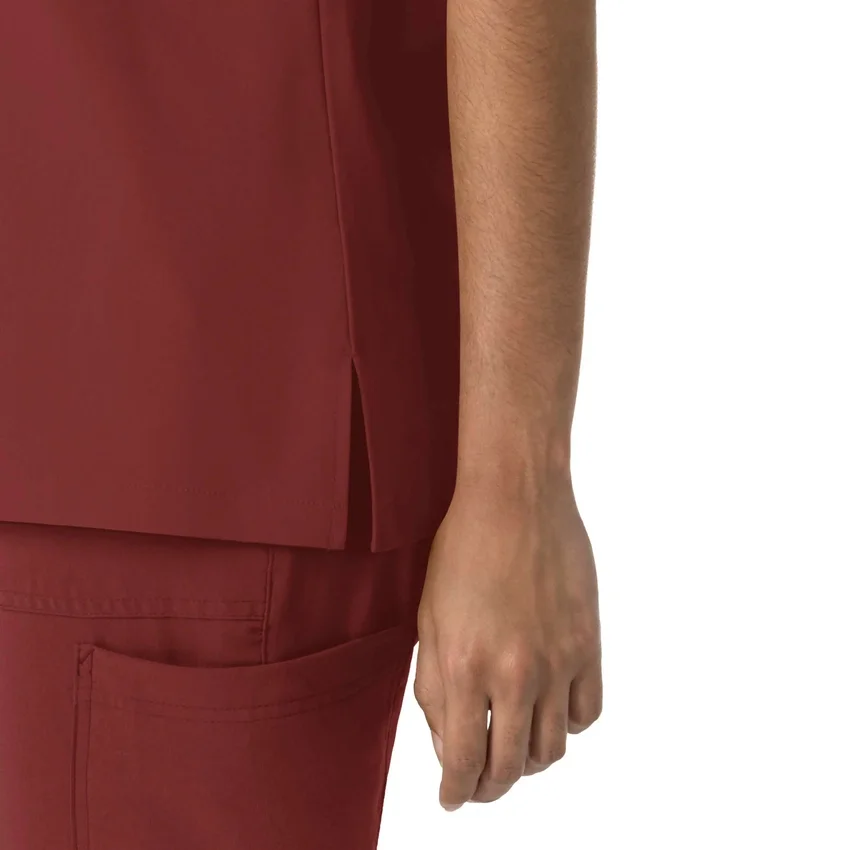 Blusa médica feminina Force Cross-Flex com gola redonda
