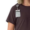 Blusa médica feminina Force Cross-Flex com gola redonda