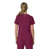 Blusa médica feminina Force Cross-Flex com painéis elásticos e decote em V