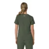 Blusa médica feminina Force Cross-Flex com painéis elásticos e decote em V