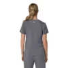 Blusa médica feminina Force Cross-Flex com painéis elásticos e decote em V