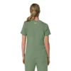 Blusa médica feminina Force Cross-Flex com painéis elásticos e decote em V