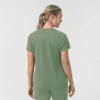 Blusa médica feminina Force Cross-Flex de malha com gola redonda