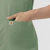 Blusa médica feminina Force Cross-Flex de malha com gola redonda