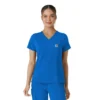 Blusa médica feminina Force Cross-Flex para usar por dentro