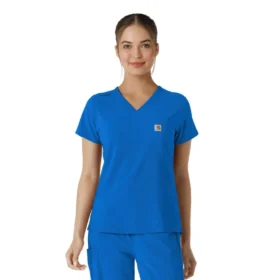 Blusa médica feminina Force Cross-Flex para usar por dentro